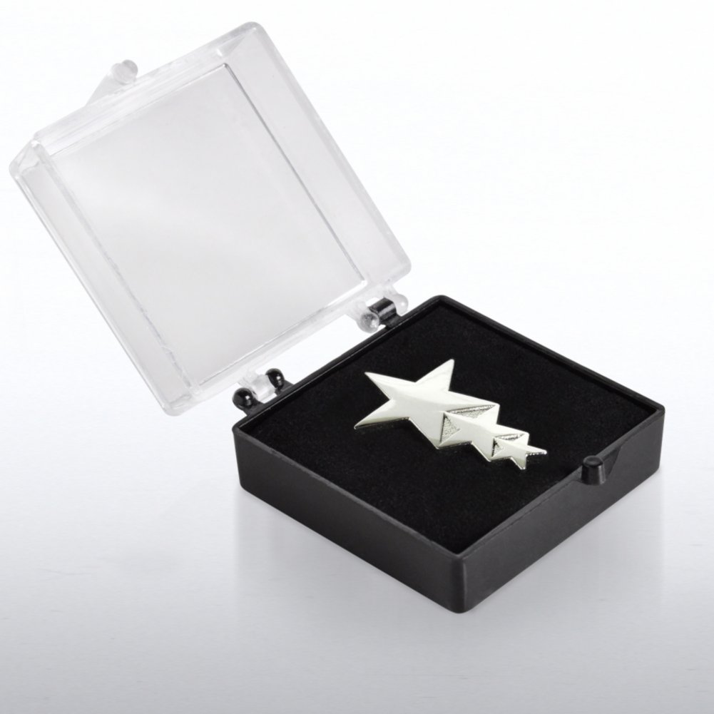 Lapel Pin - Cascading Stars BOX