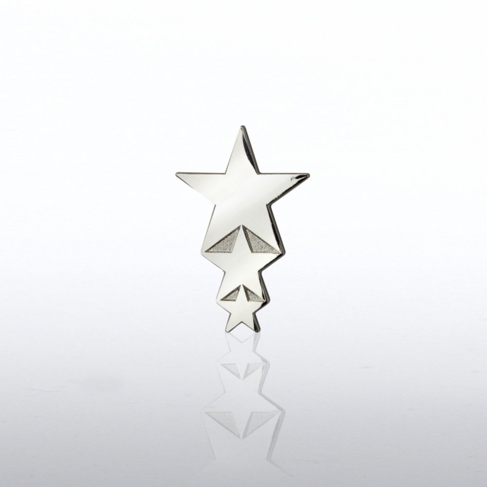 Lapel Pin - Cascading Stars