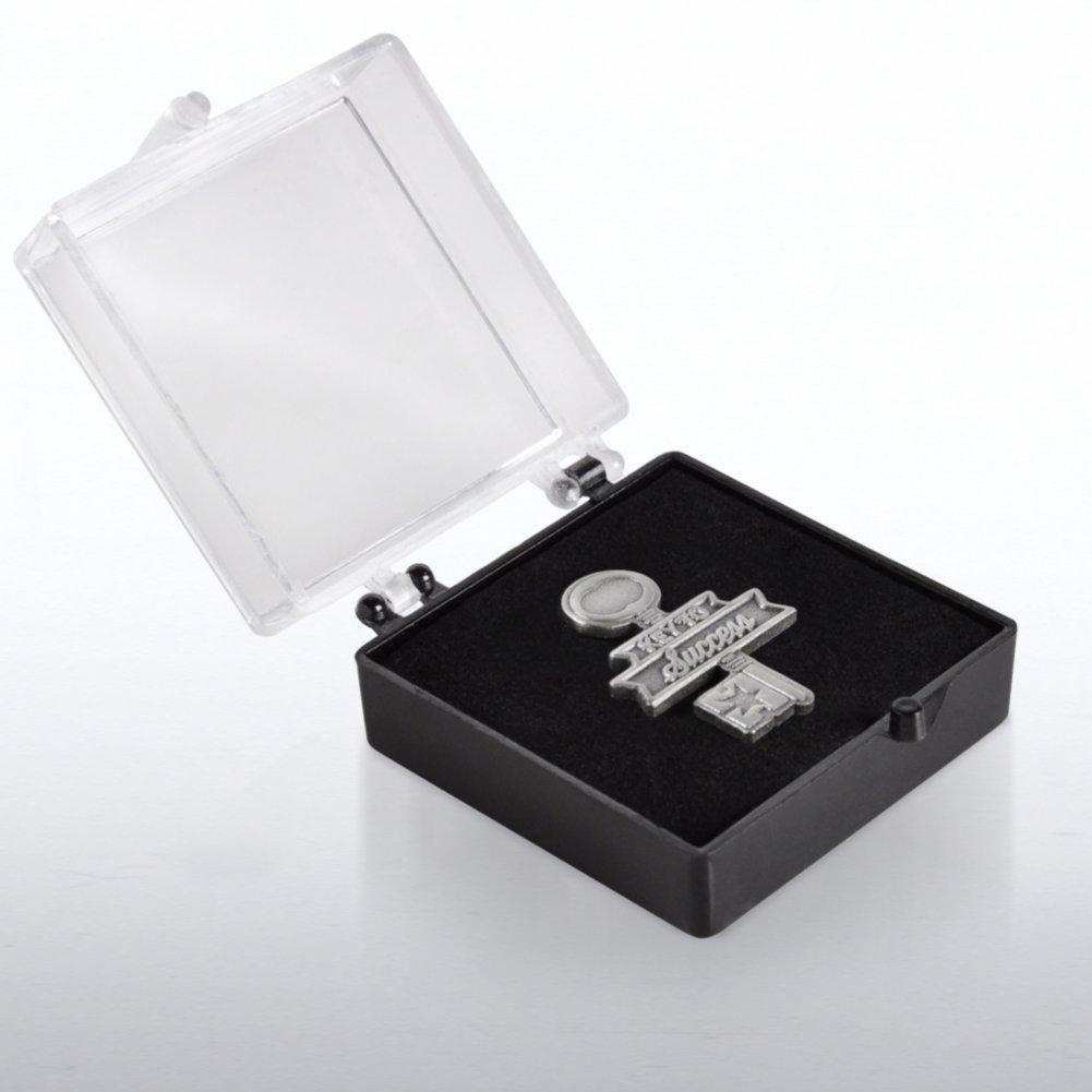 Lapel Pin - Key to Success Key BOX