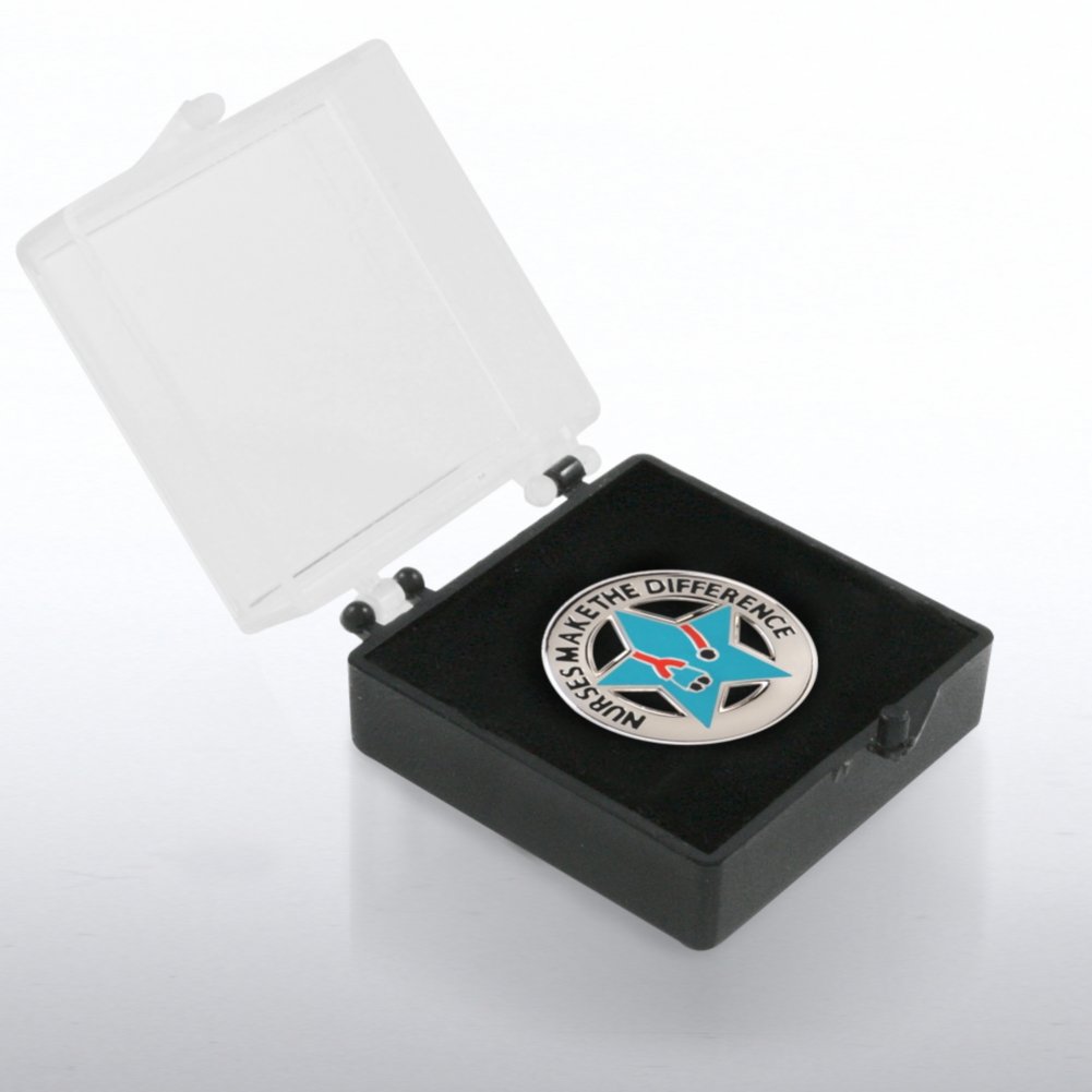 Lapel Pin - Nurses Make the Difference BOX