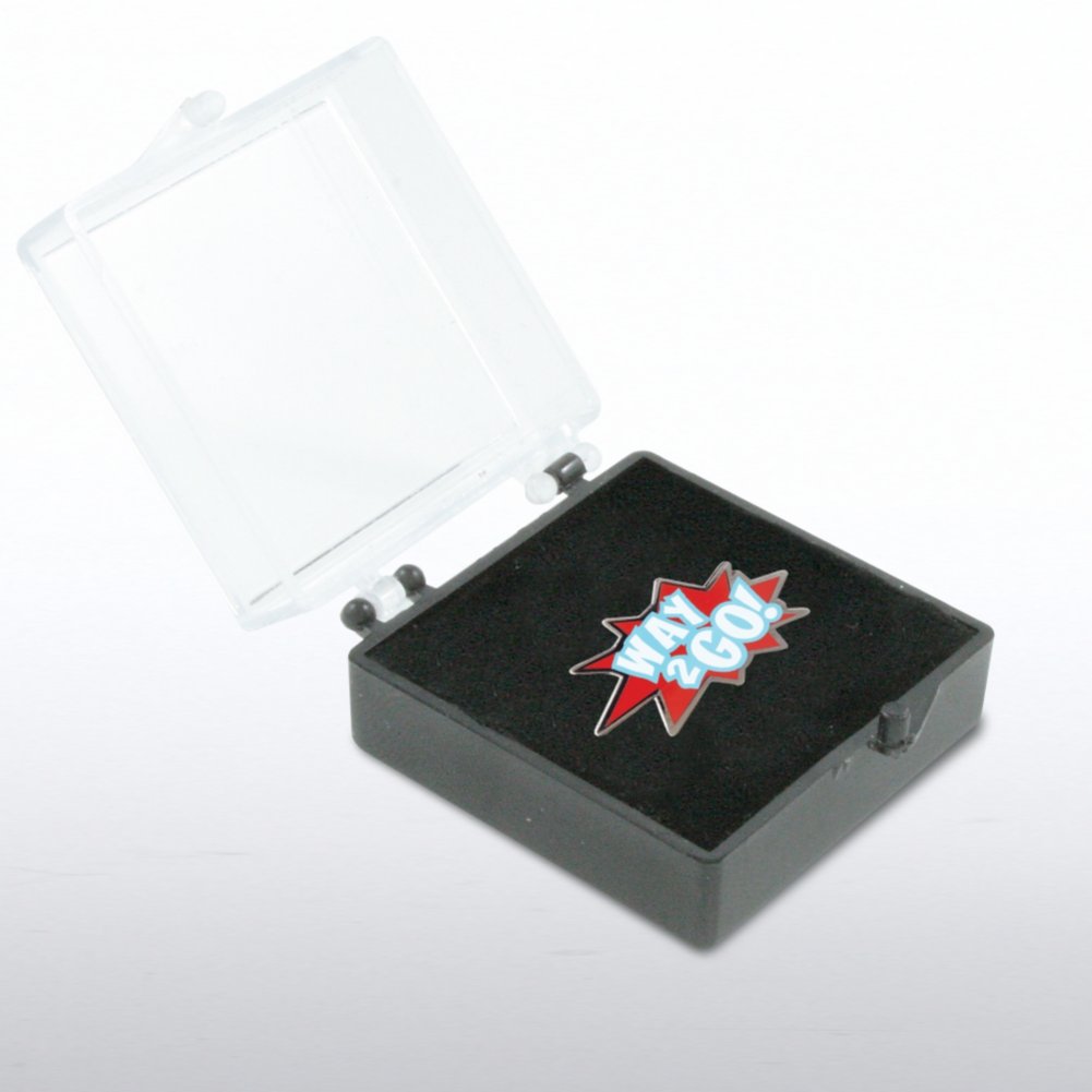 Lapel Pin - Way 2 Go! - Burst BOX