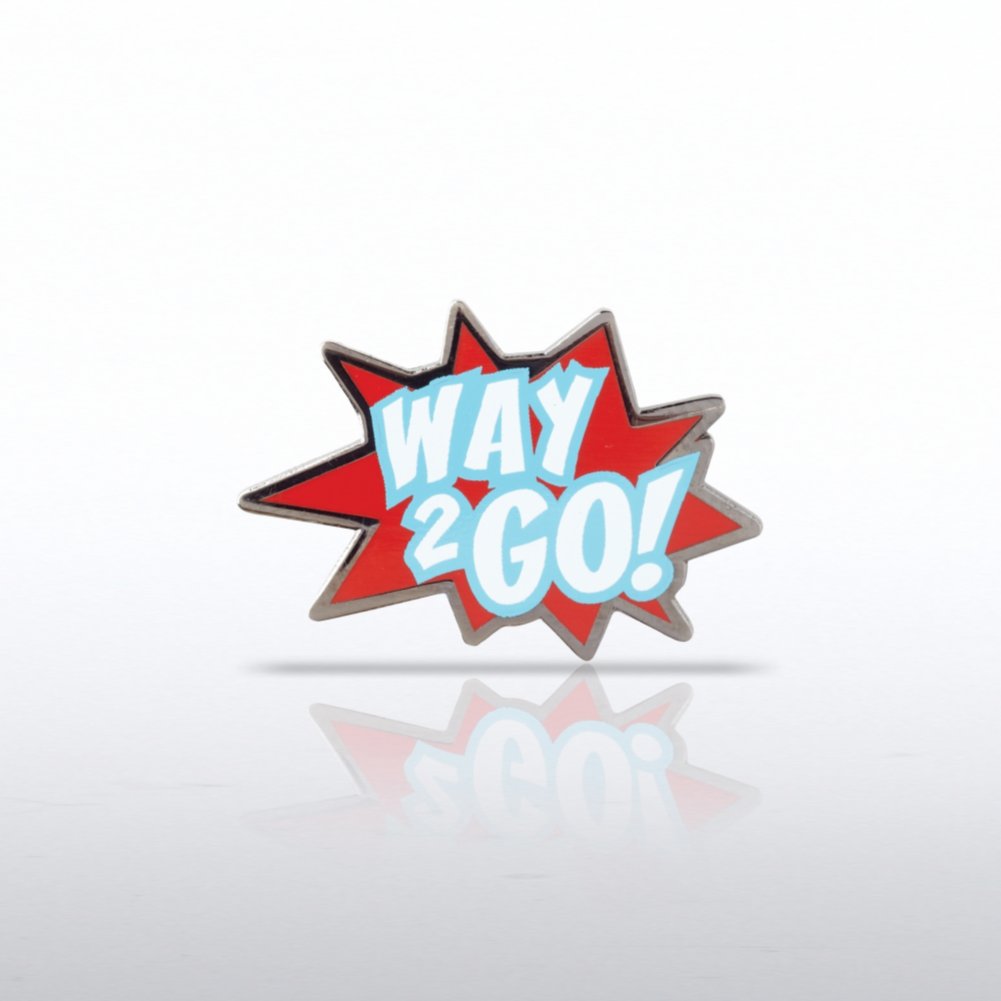 Lapel Pin - Way 2 Go! - Burst