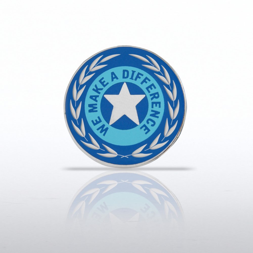 Lapel Pin - We Make a Difference - Star w/ Laurels