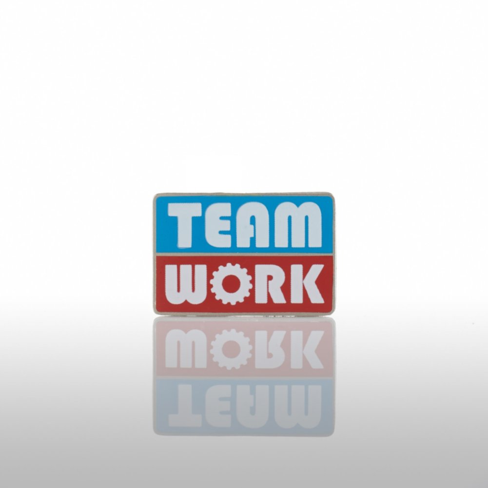 Lapel Pin - Teamwork - Gear