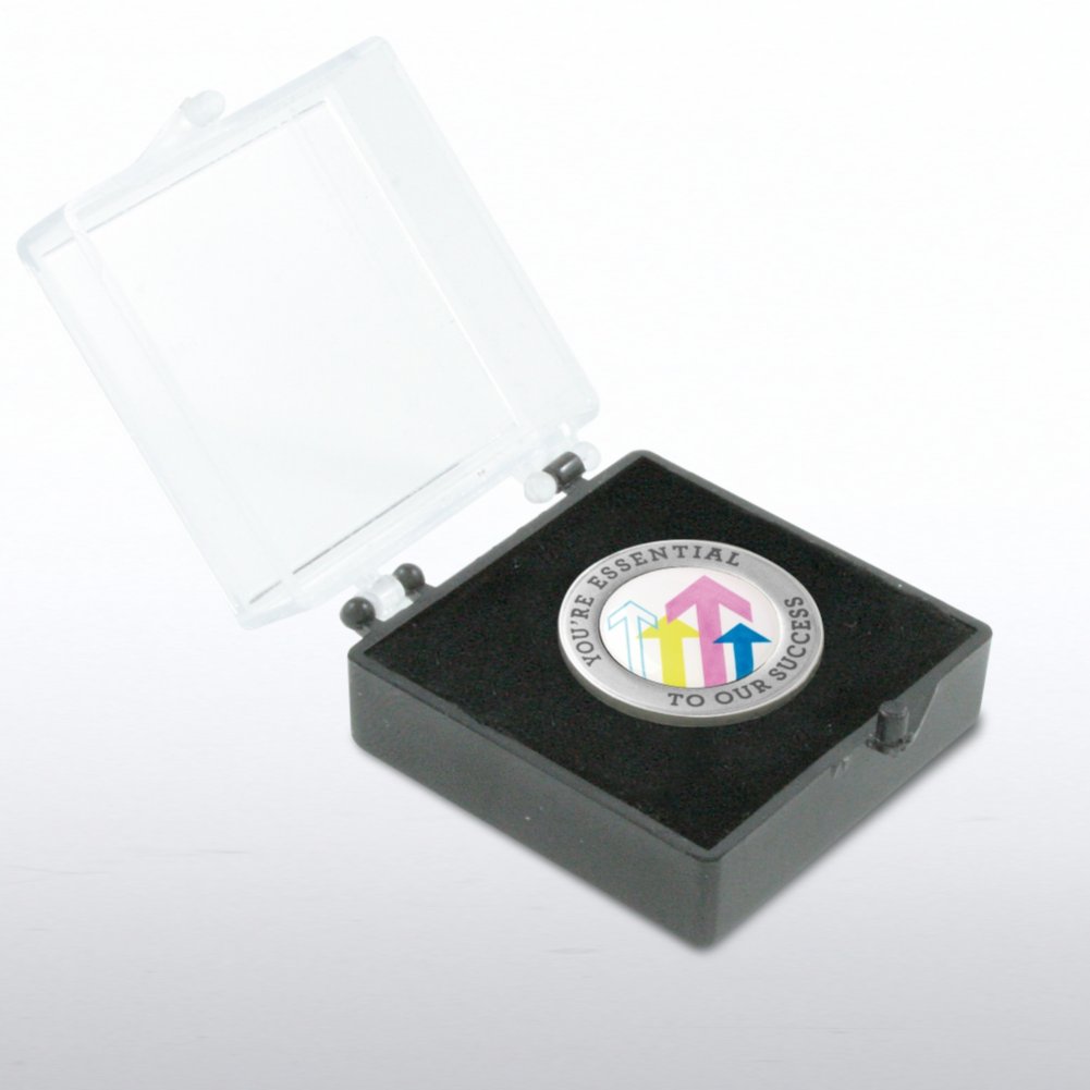 Lapel Pin - You're Essential to Our Success - Round BOX