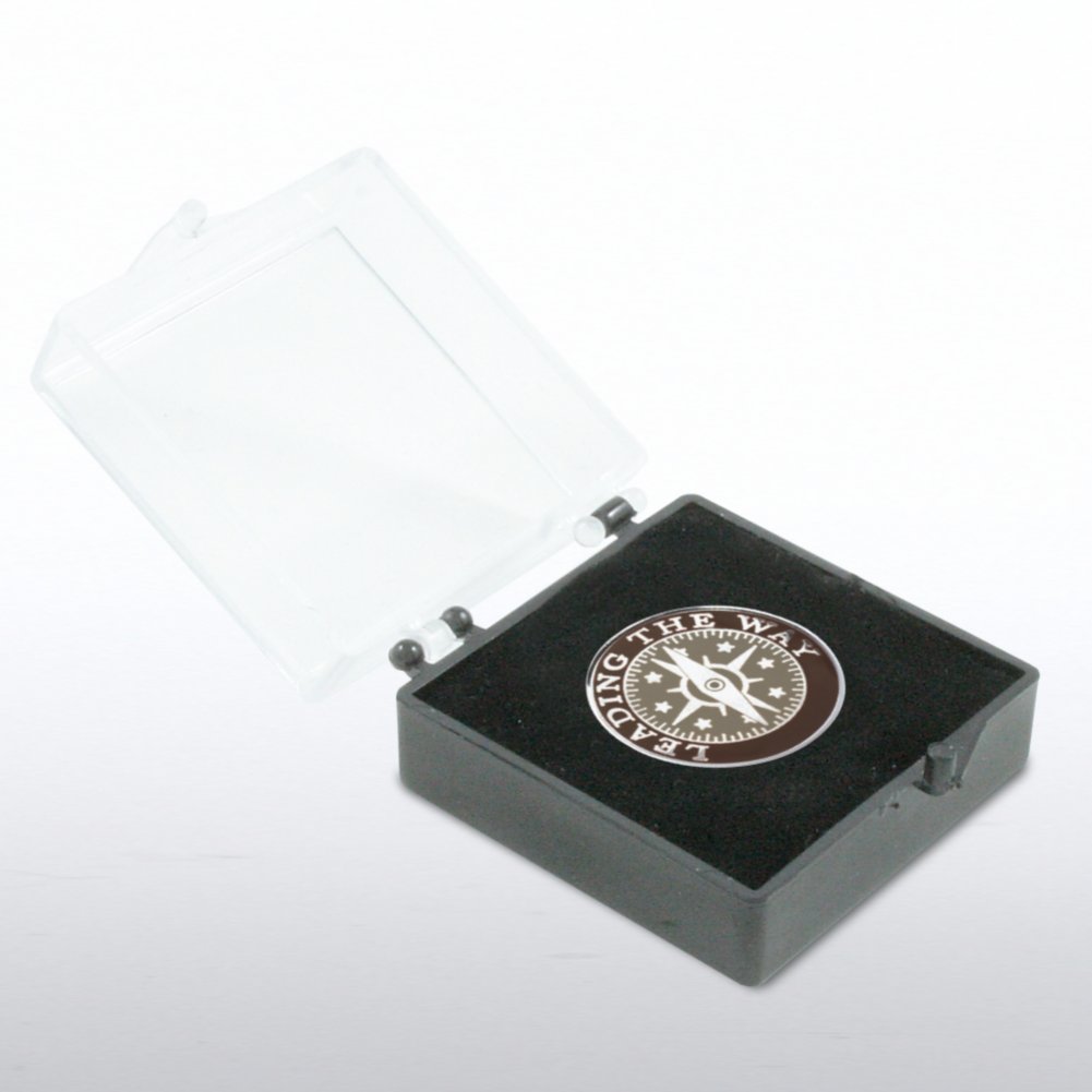 Lapel Pin - Leading the Way - Round BOX