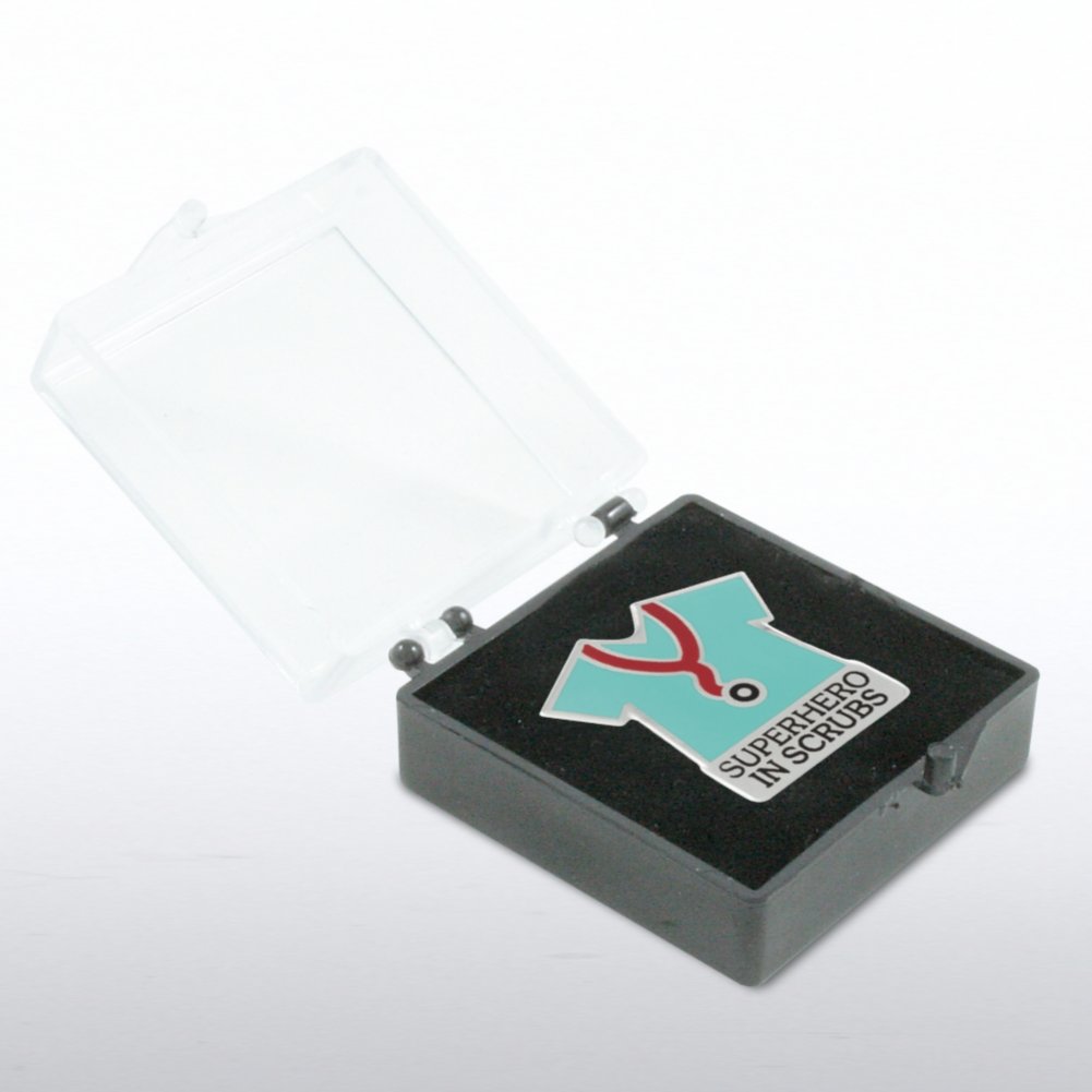 Lapel Pin - Superhero in Scrubs BOX