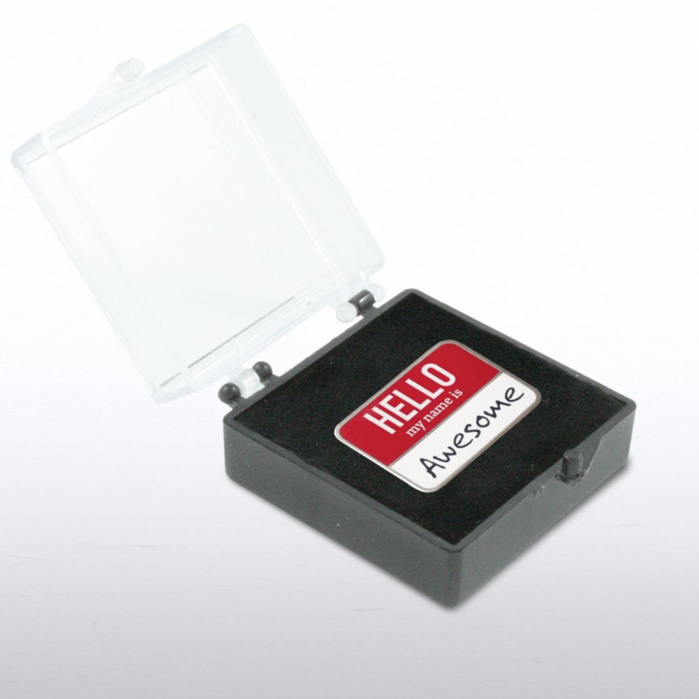 Lapel Pin - Hello My Name Is... BOX