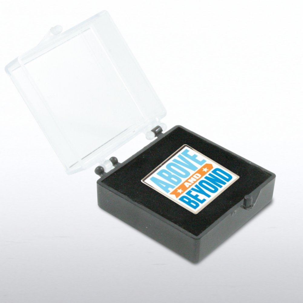 Lapel Pin - Above & Beyond - Square BOX