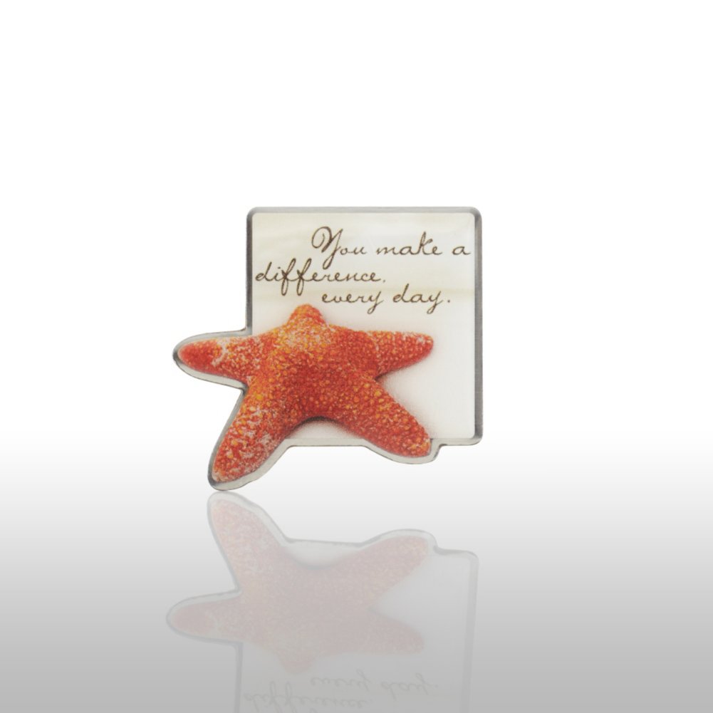 Lapel Pin - Starfish: Making the Difference - Sand Star