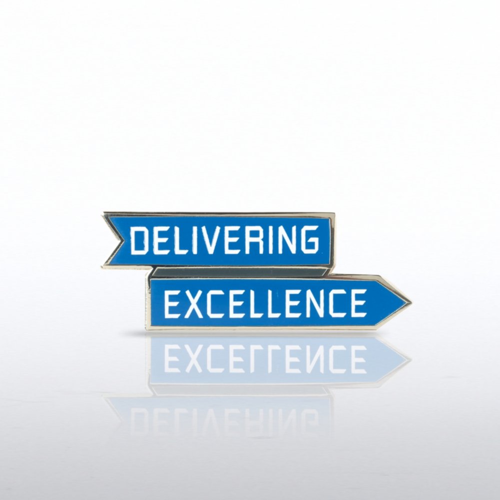 Lapel Pin - Delivering Excellence Arrow