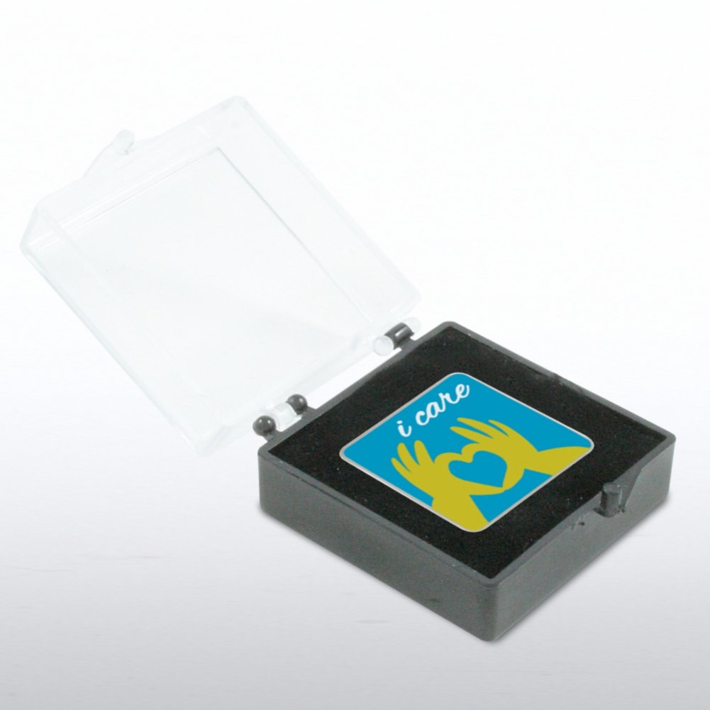 Lapel Pin - I Care Hands BOX