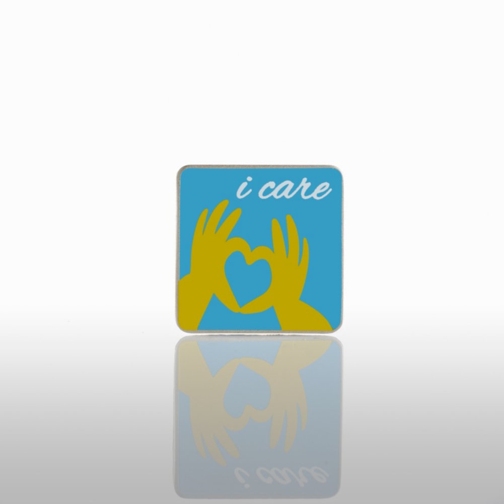 Lapel Pin - I Care Hands