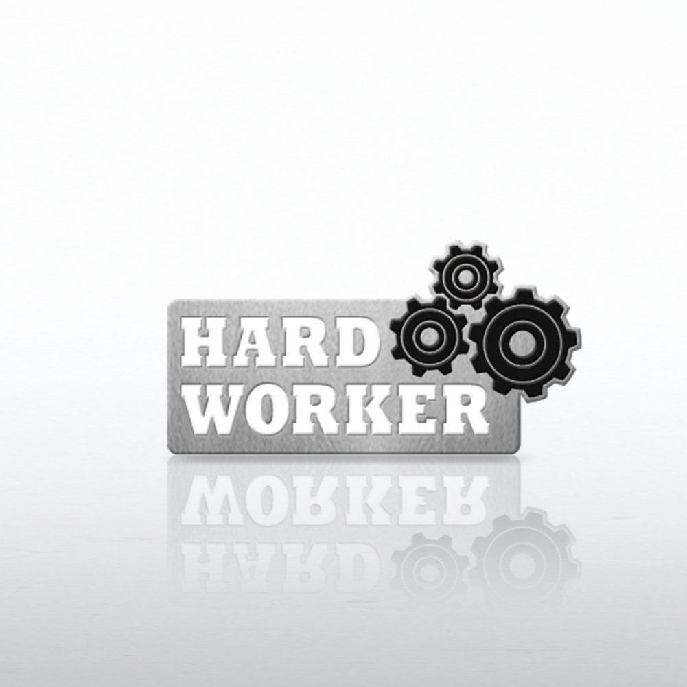 Lapel Pin - Gears - Hard Worker