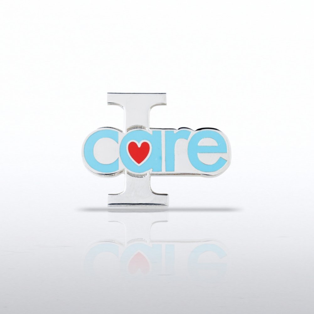 Lapel Pin - I Care - Heart