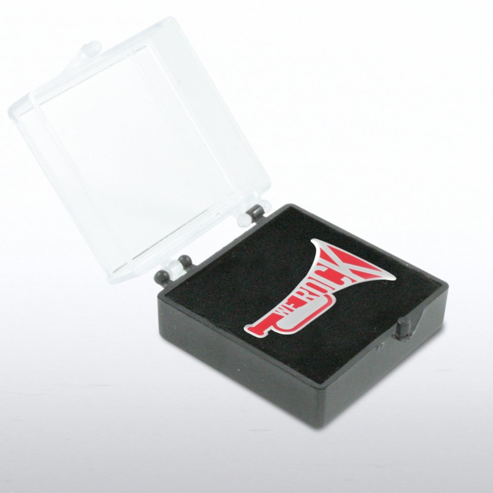 Lapel Pin - Megaphone - We Rock BOX