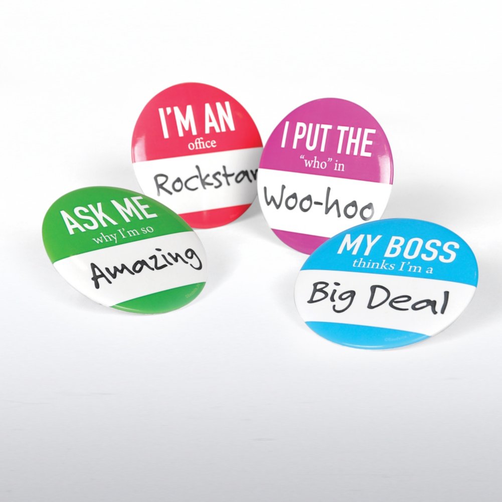Button Set - Hello My Name Is...