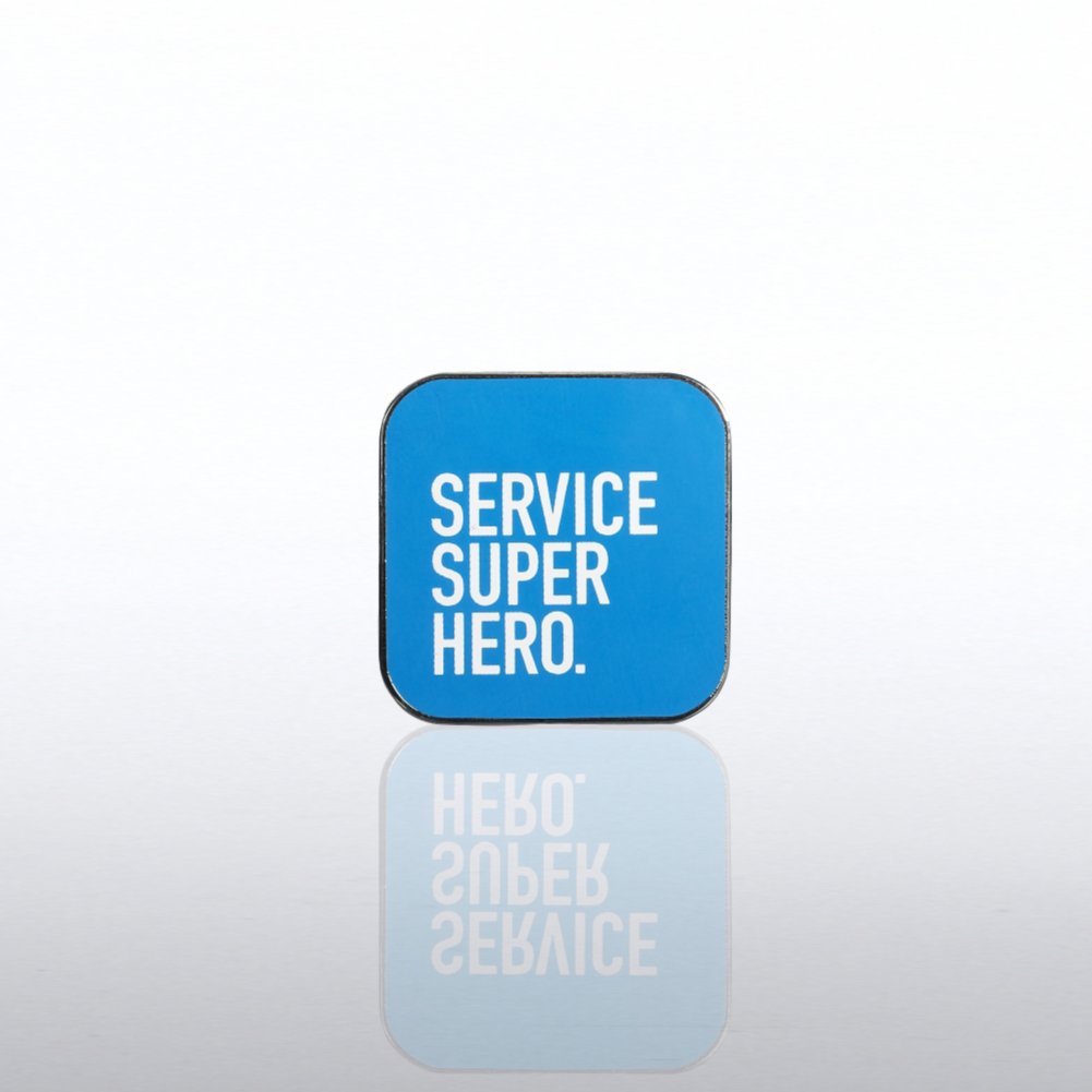 Lapel Pin - Customer Service - Service Super Hero
