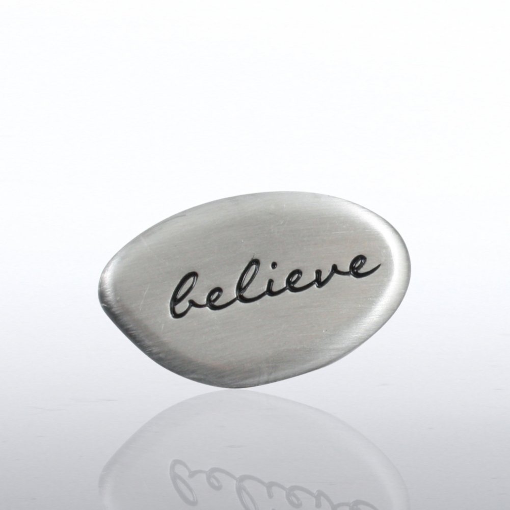 Lapel Pin - Stone Collection - Believe