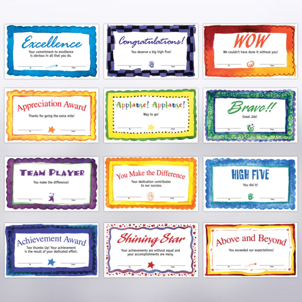 Pocket Praise - Mini Awards Assortment OPEN