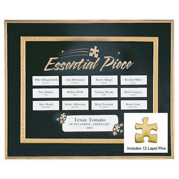 Perpetual Recognition Program - Essential Piece w/ 12 Pins