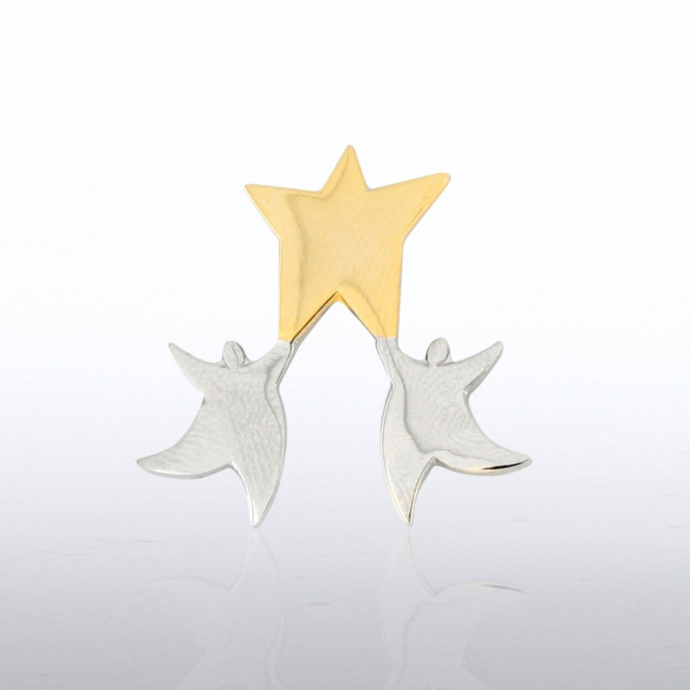 Lapel Pin - Star in Hands
