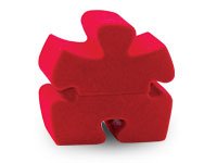 Puzzle Lapel Pin Presentation Box - Red