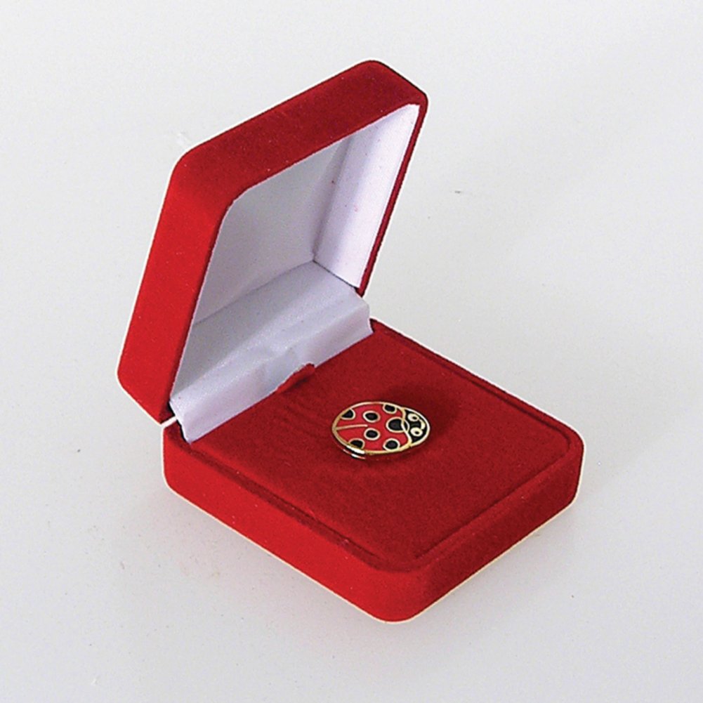 Lapel Pin Presentation Box - Red