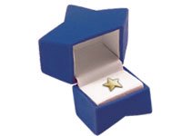 Star Lapel Pin Presentation Box - Blue