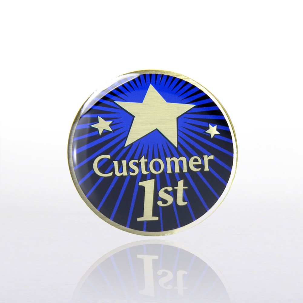 Lapel Pin - Customer 1st - Multi-Color