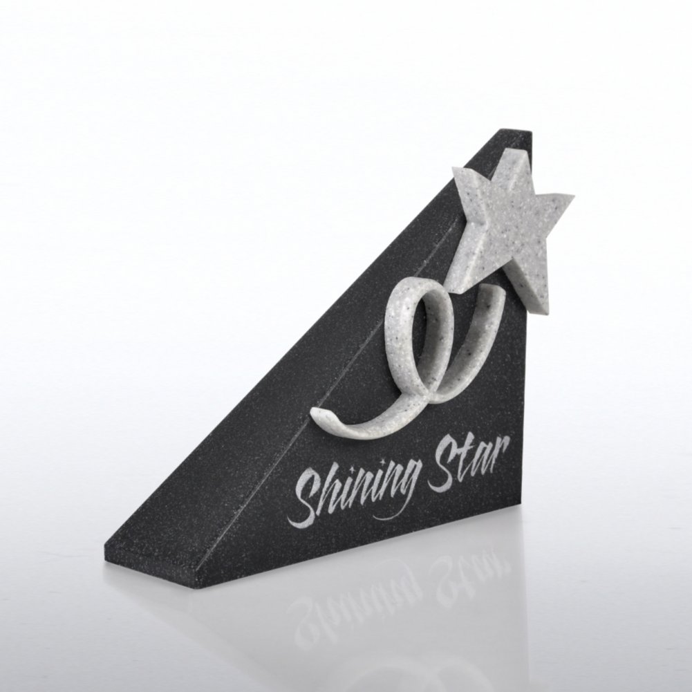 Sculptured Desk Awards - Shining Star SIDE