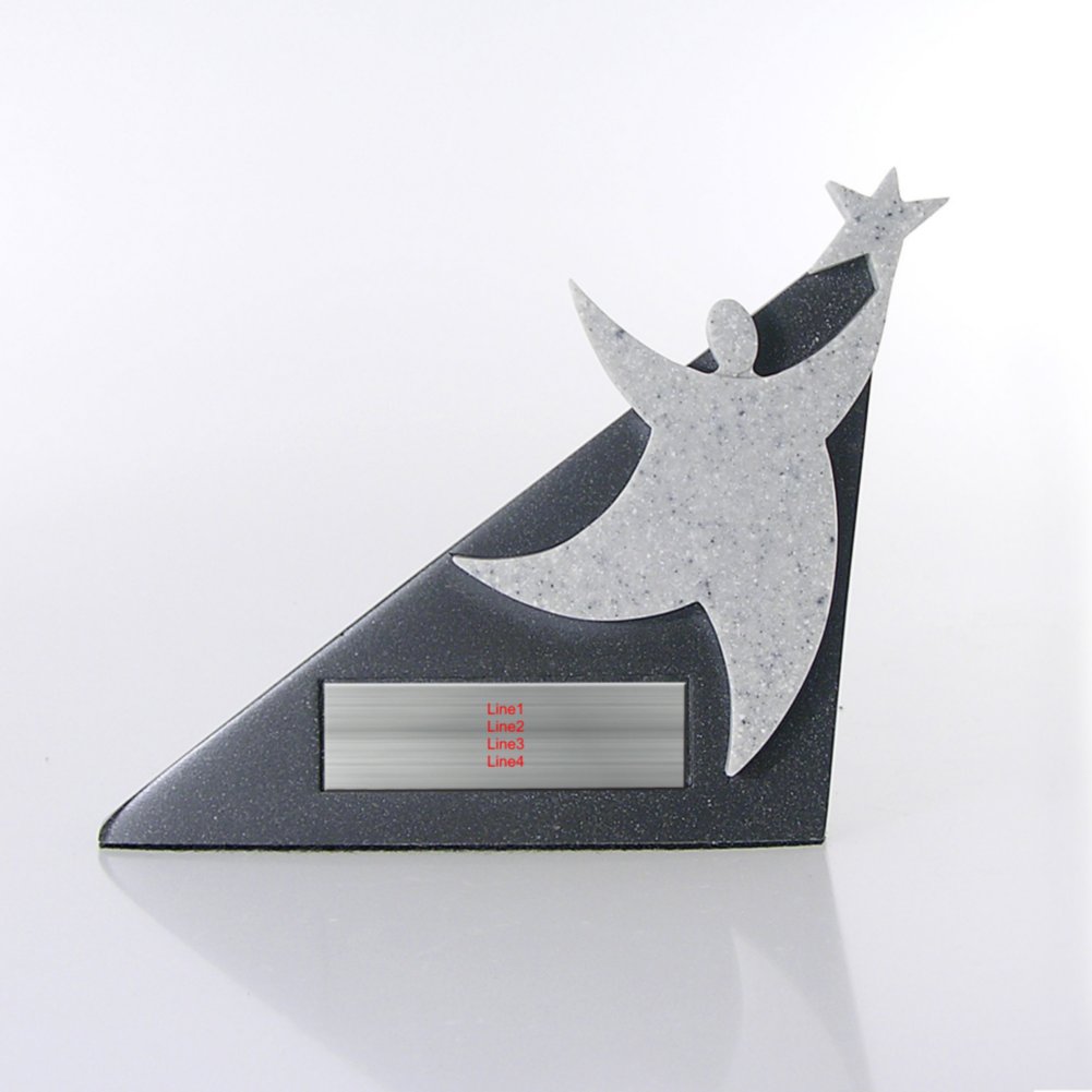 Sculptured Desk Awards - YMTD - Personalized
