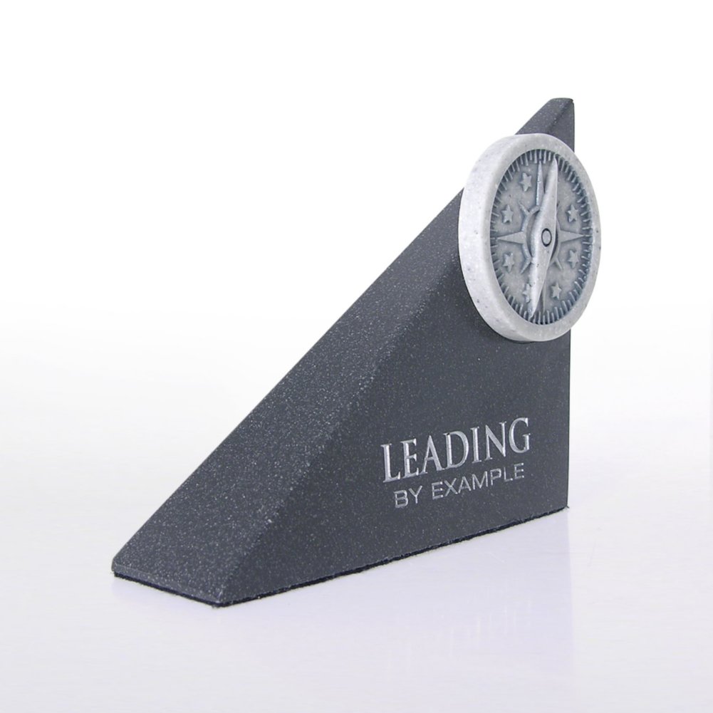 Sculptured Desk Awards - Compass: Leading by Example SIDE