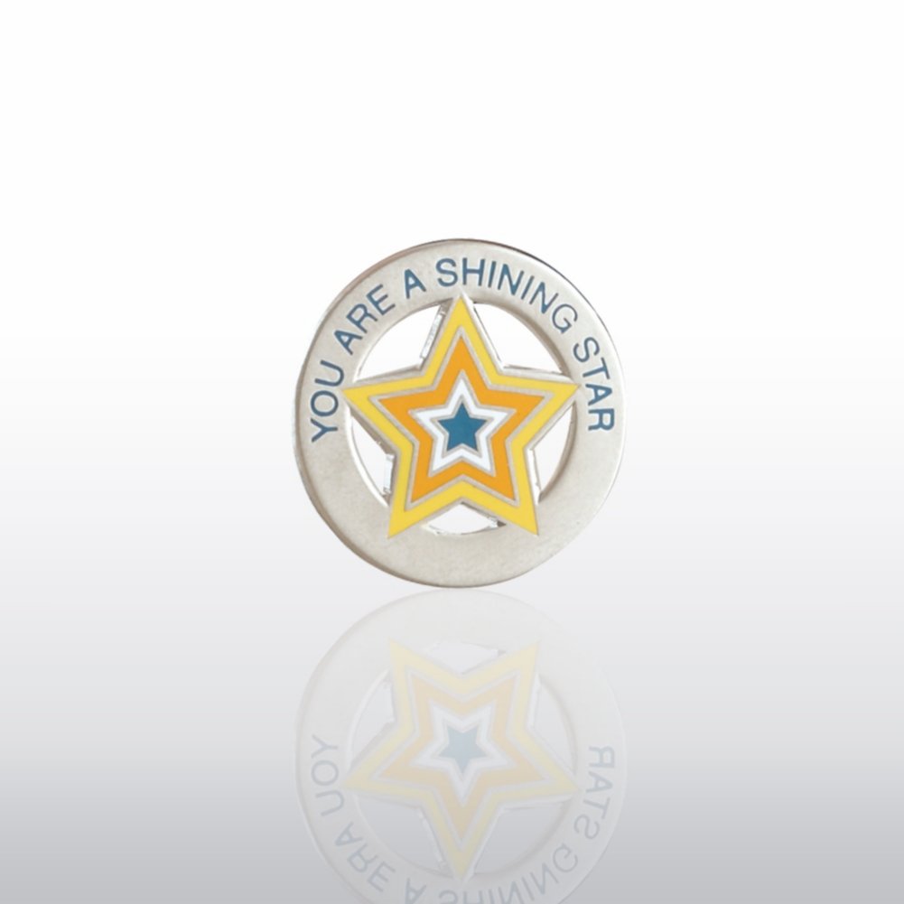 Lapel Pin - You're a Shining Star - Round