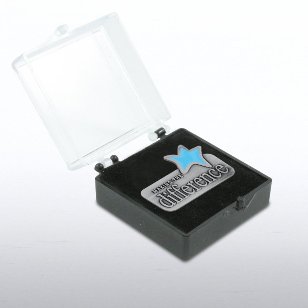 Lapel Pin - Making the Difference Blue Star BOX