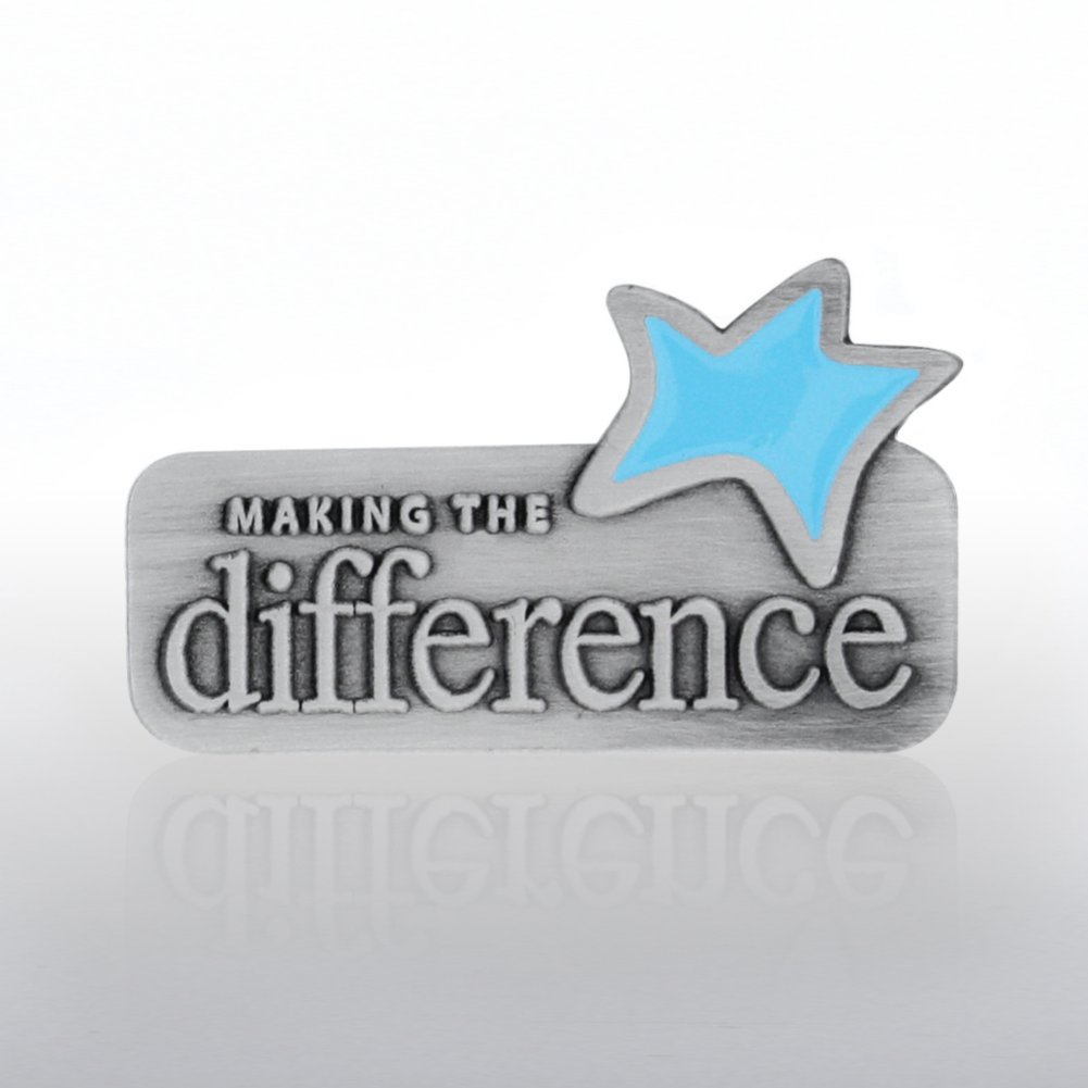 Lapel Pin - Making the Difference Blue Star