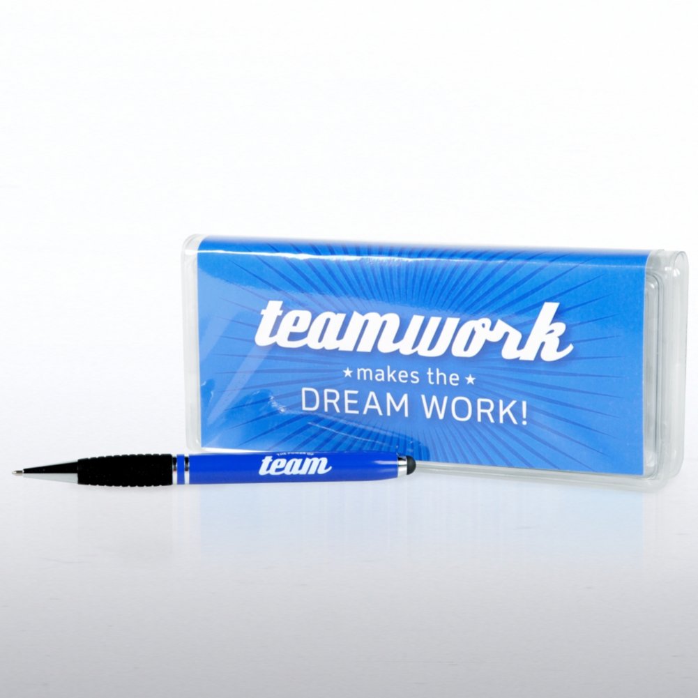 Stylus Gift Pen - Teamwork Makes the Dream Work