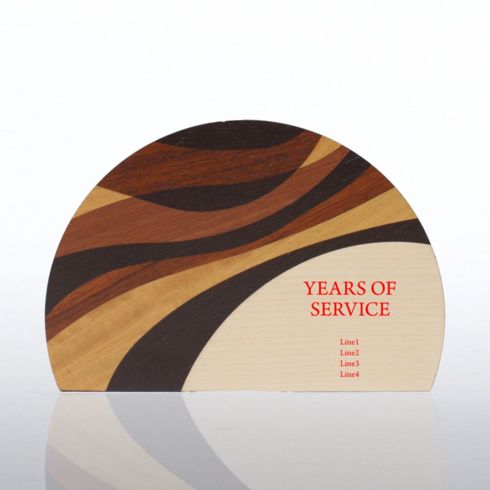Natural Wood Trophy - Round