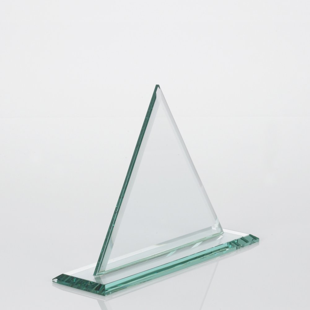 Premium Jade Glass - Triangle - Large SIDE