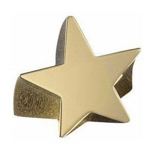 Paperweight - Gold Star - Blank