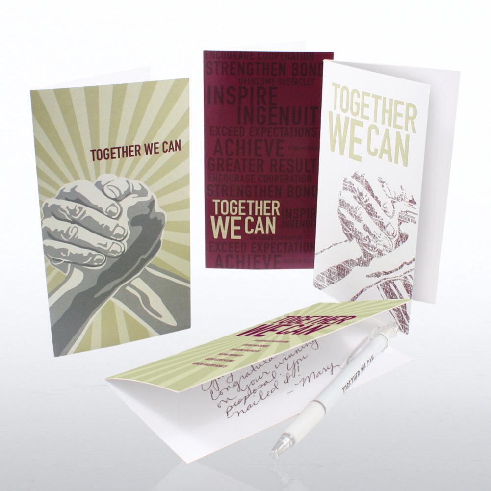 Note Cards - Together We Can Hands