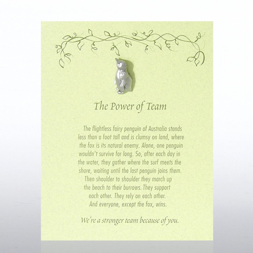 Character Pin - Penguin: The Power of Team - Green Card
