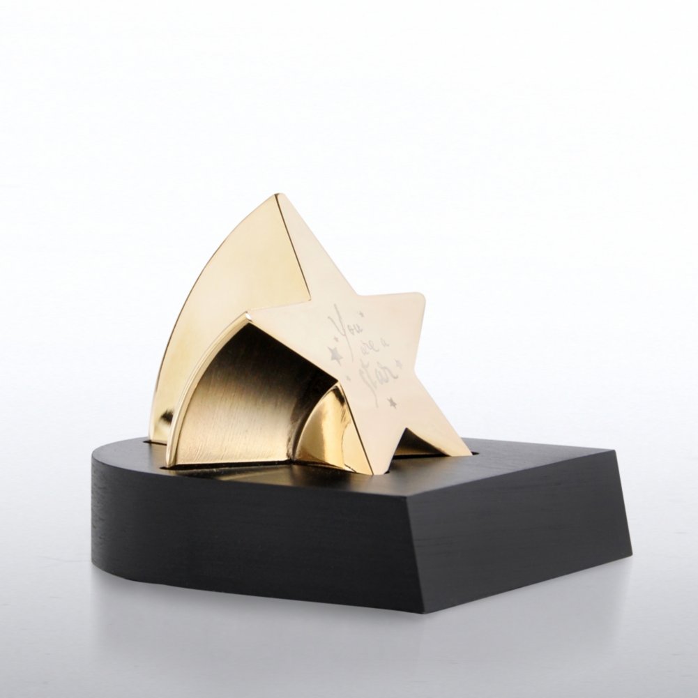 Paperweight Trophy - You are a Star - Gold SIDE