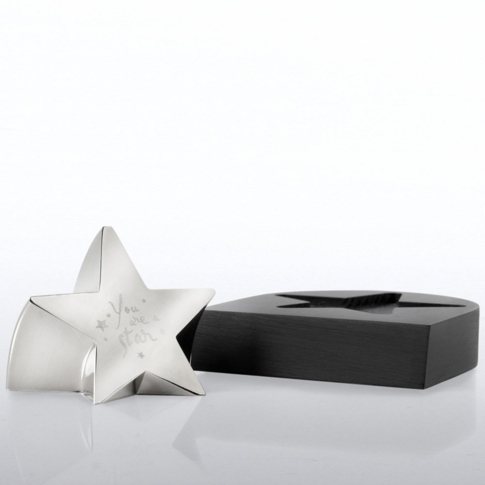 Paperweight Trophy - You are a Star - Silver OPEN