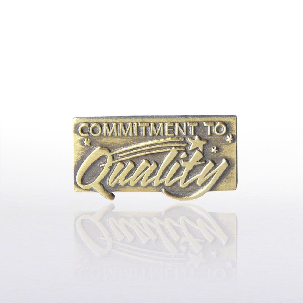 Lapel Pin - Commitment to Quality