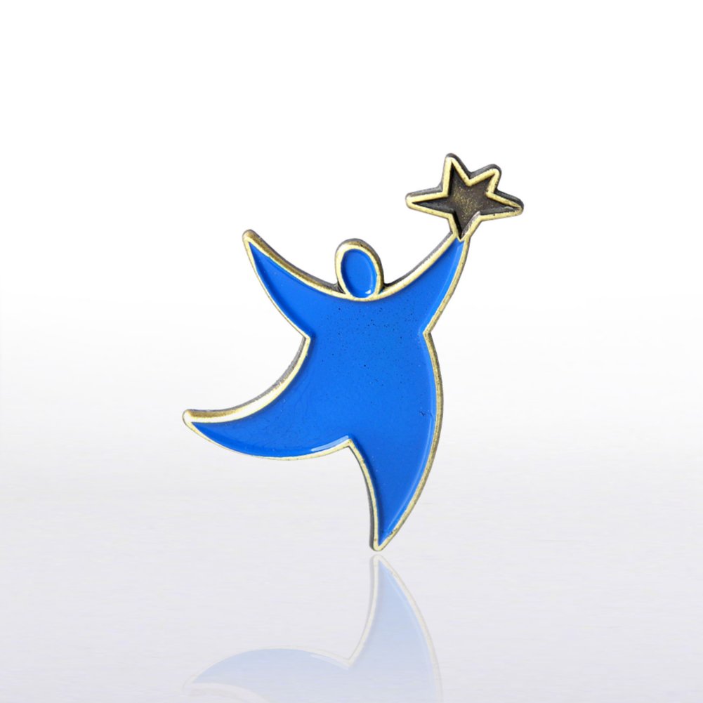 Lapel Pin - Team Guy - Blue