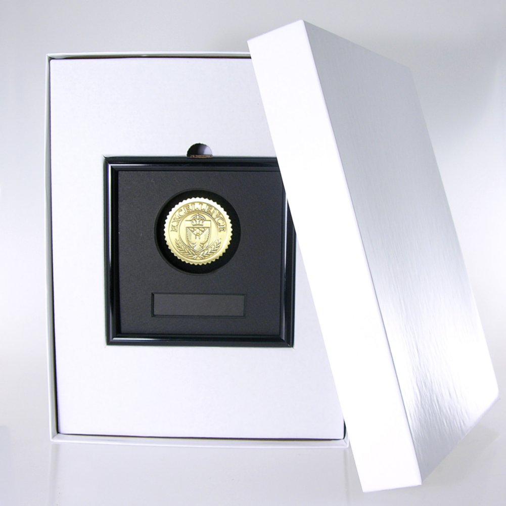 Framed Medallion - Excellence - Gold BOX