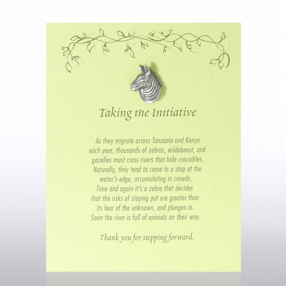 Character Pin - Zebra: Taking the Initiative
