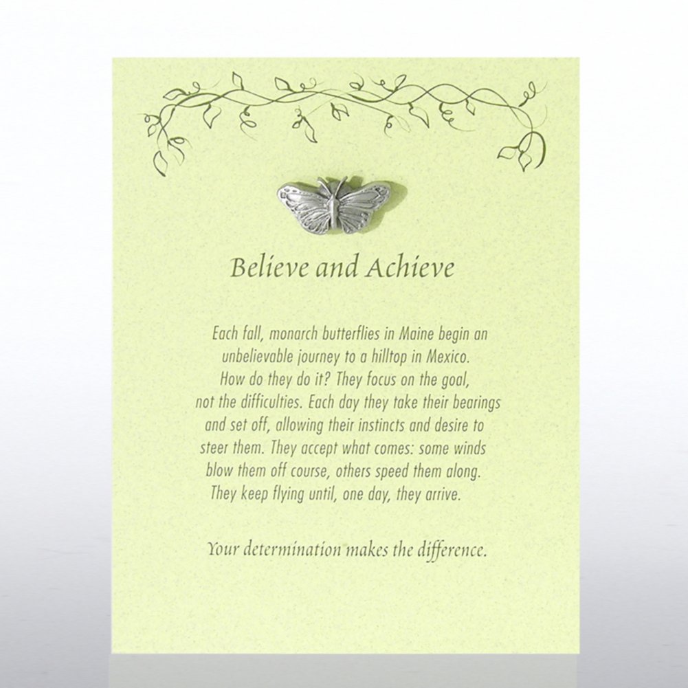Character Pin - Monarch Butterfly: Believe & Achieve