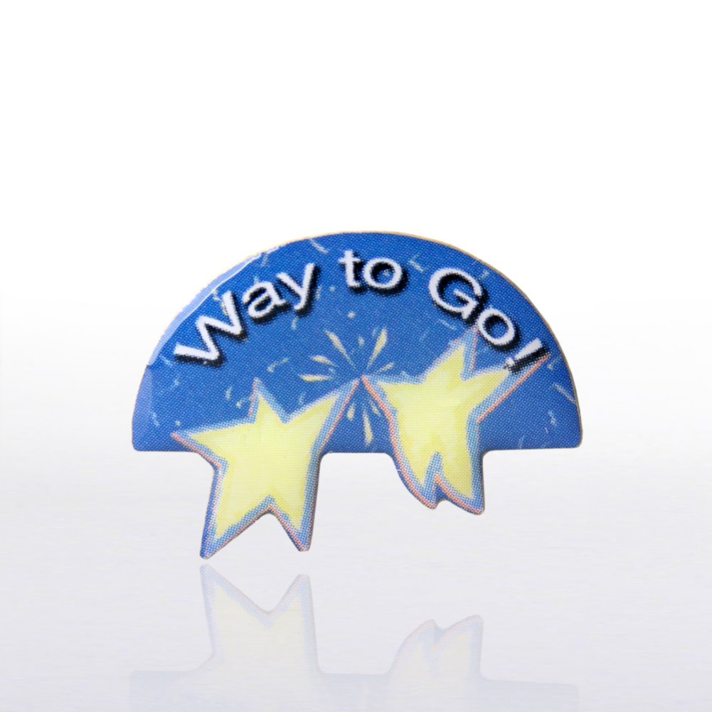 Lapel Pin - Way to Go! - Multi-Color
